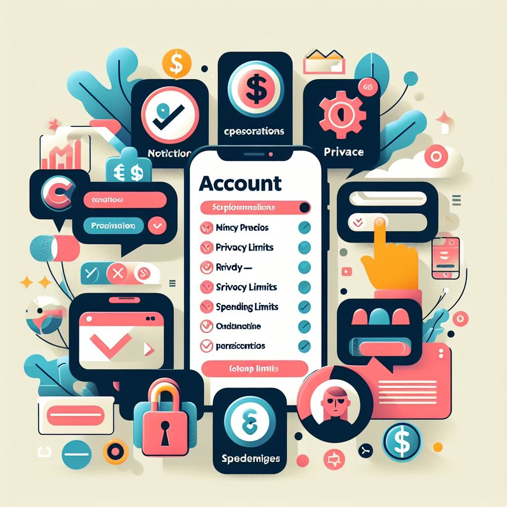 configuração, preferências, personalização, conta, limites, apostas, orçamentos